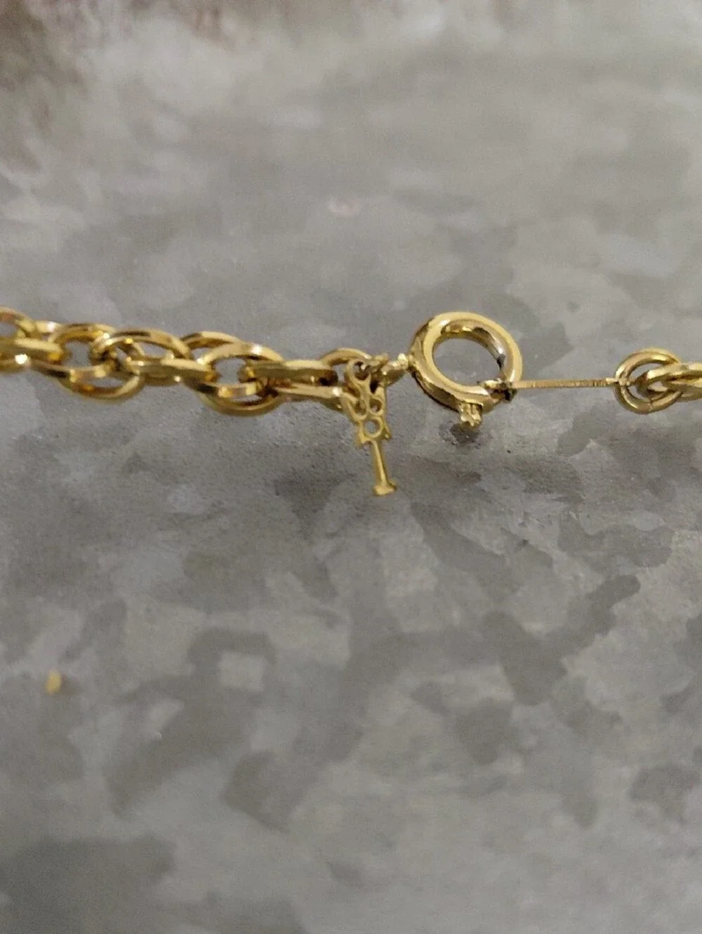 Crown Trifari shiny gold